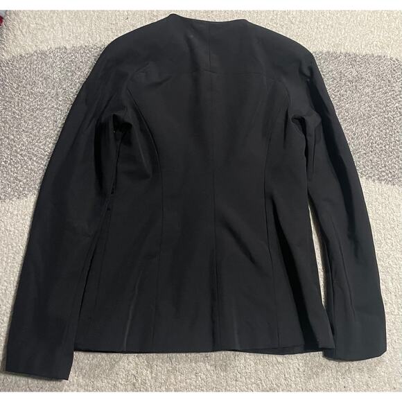 VTG Tristan & Iseut Jacket Womens Size 6 Fully Lined Button Made in Canada Black - Picture 7 of 13